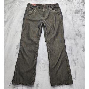 Vintage Y2K Bailey's Point Jeans Mens 34X30 Brown Blue‎ Corduroy Bootcut Premium